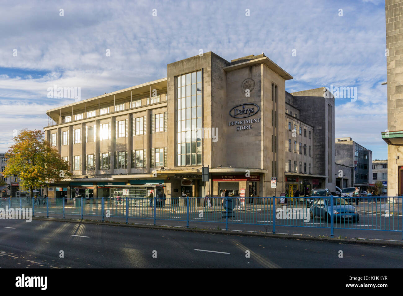Das ehemalige Derry's Department Store, Plymouth. Stockfoto