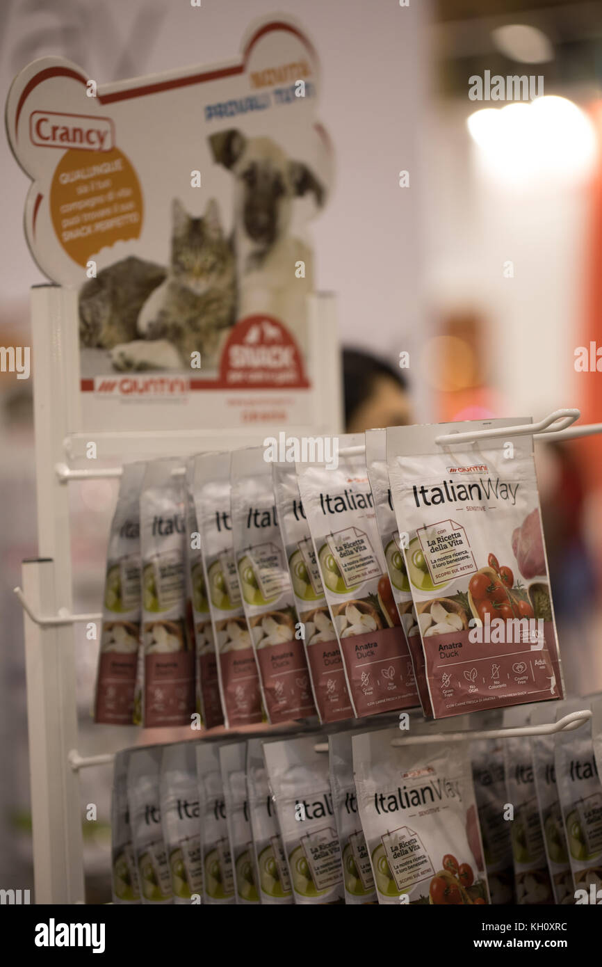 Rom, Italien, 11. NOVEMBER 2017: Italienische Art stand auf der Super Cat Show, eine der wichtigsten feline Ereignisse aus Italien und in der Welt. Stockfoto