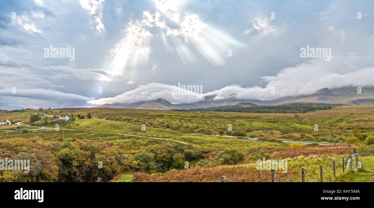 Einen Eindruck von der Isle of Skye in Schottland Stockfoto