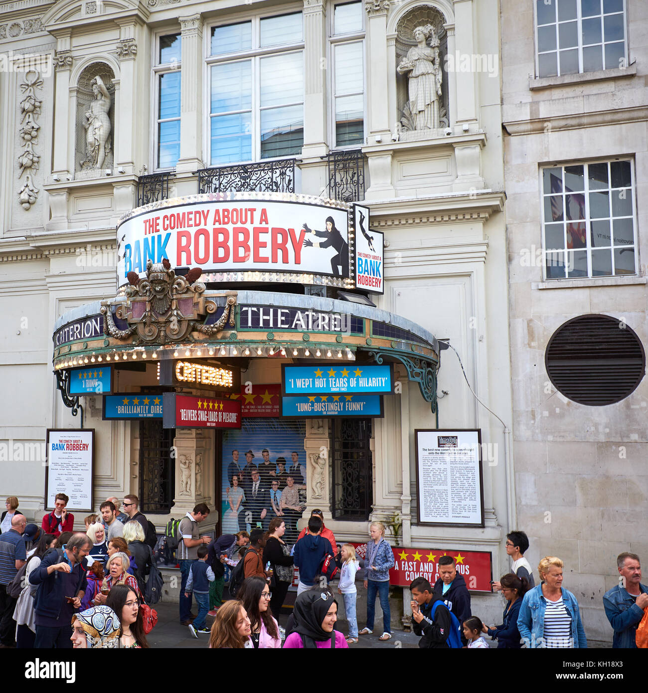 Allgemeine Ansicht des Kriteriums Theater Eingang Stockfoto