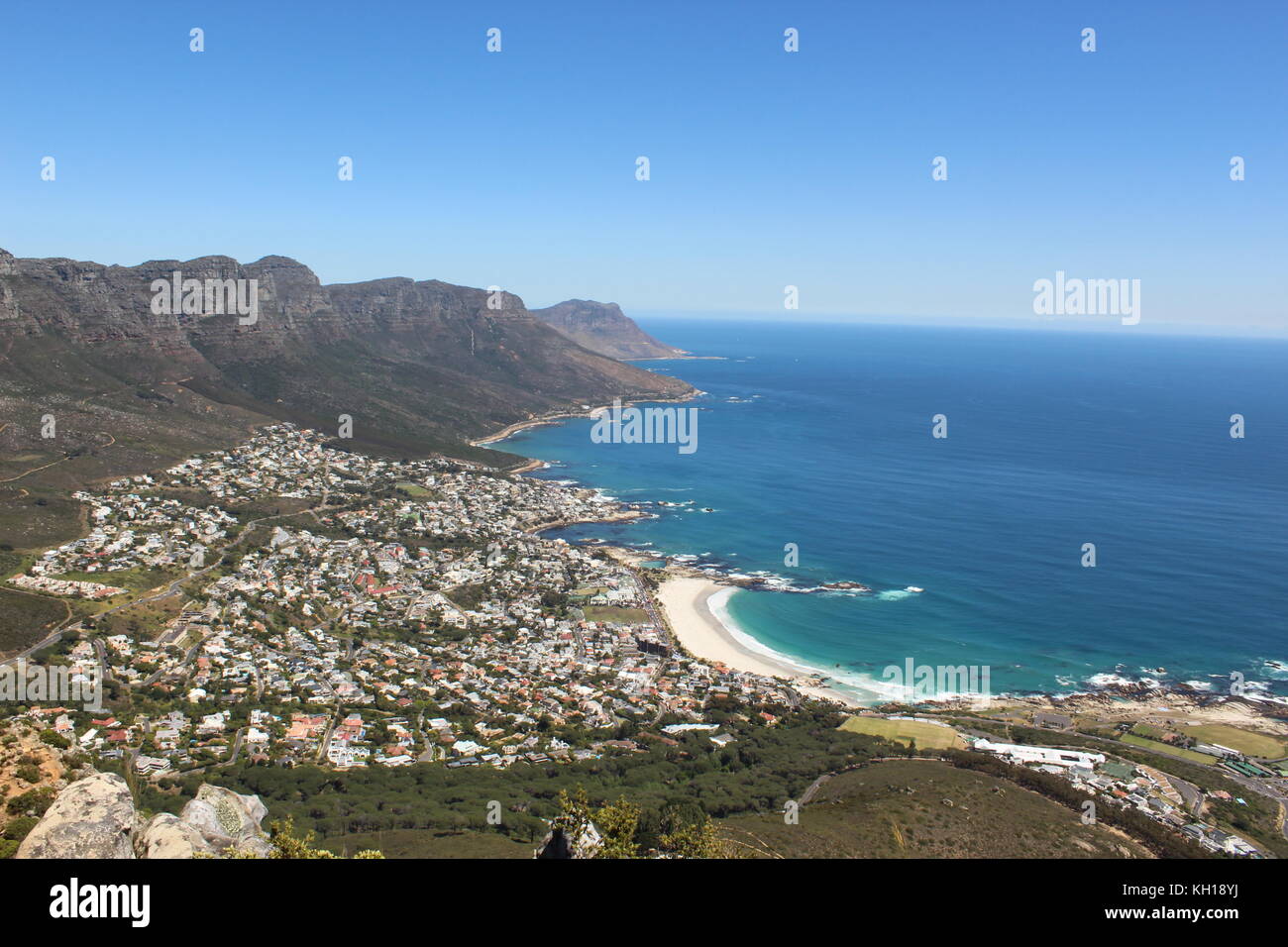 Cape Town Beach Water Front Stockfoto