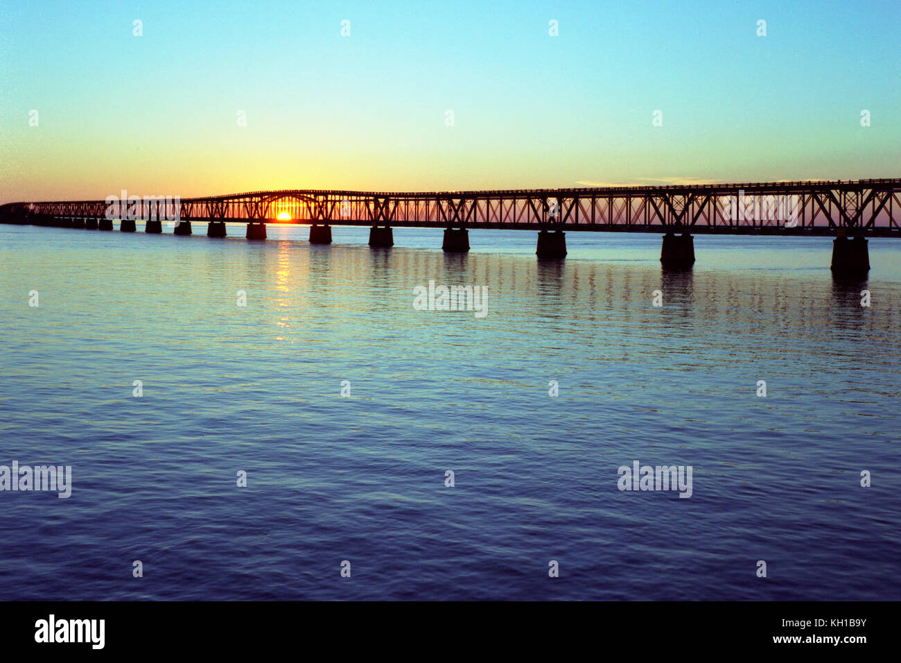 Bahia Honda Bridge, Florida Keys Stockfoto