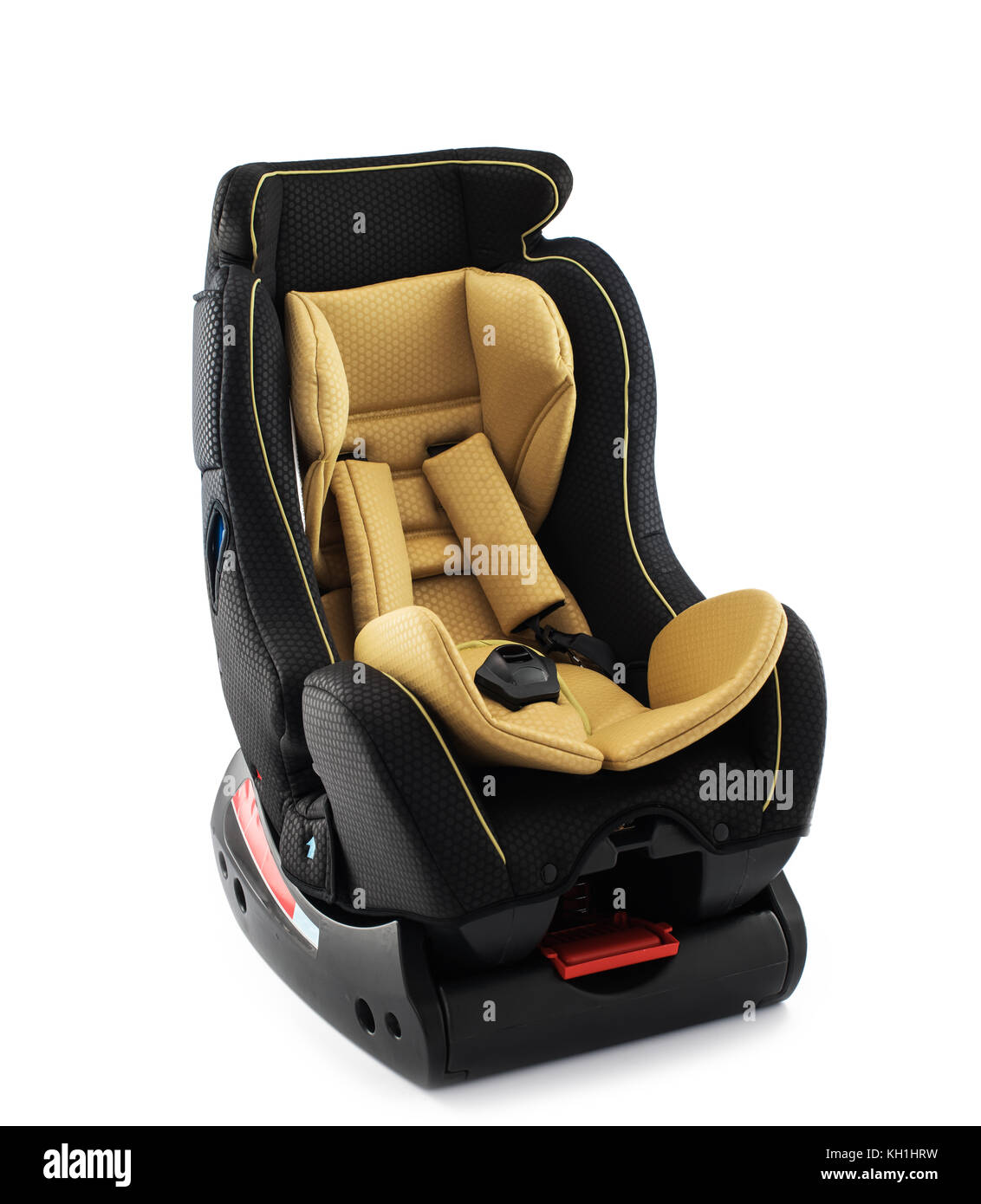 Sicherheit Kindersitz für Baby und Kind, auf weißem Hintergrund Stockfoto