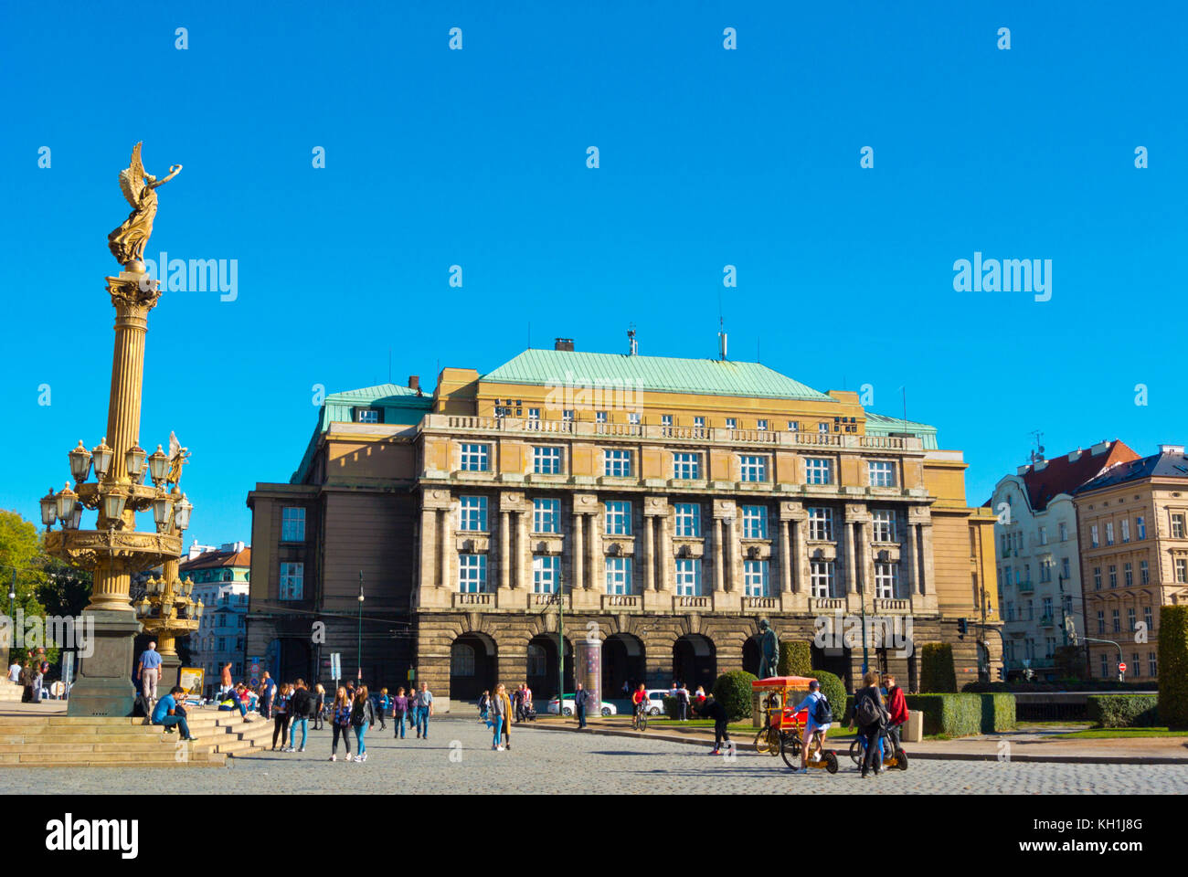 Charles Universität Philosophische Fakultät Gebäude, namesti Jana Palacha, Prag, Tschechische Republik Stockfoto