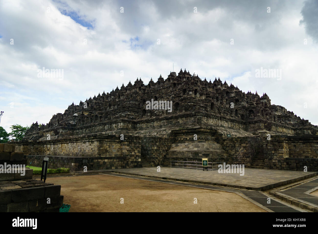 Borobudur Tempel (Candi borobudur), Yogyakarta, Java, Indonesien. Stockfoto