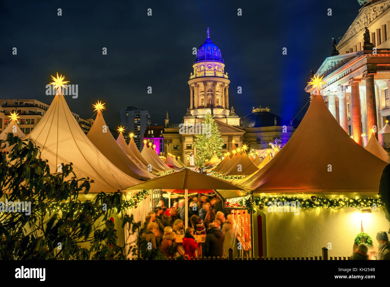 Weihnachtsmarkt in Berlin Stockfoto