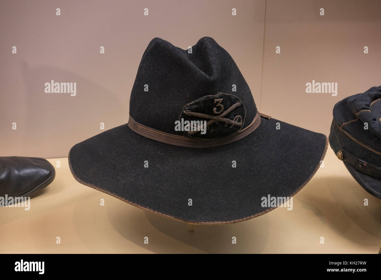3 Golgatha slouch Mütze (C. 1860), National Civil War Museum, Lincoln Kreis, Harrisburg, PA, United States Stockfoto