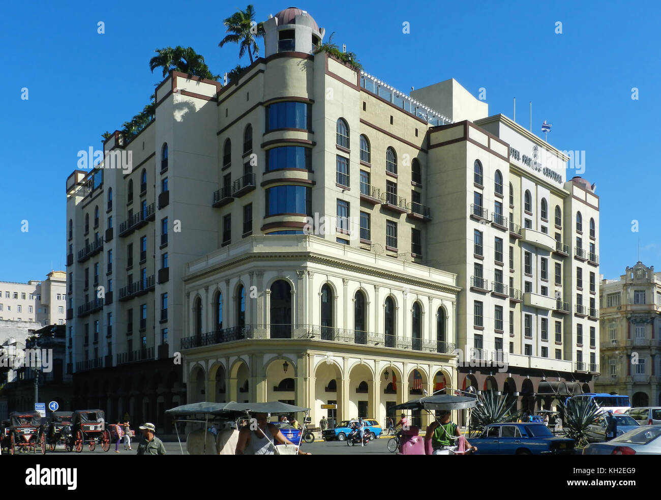 Hotel Parque Central, Havanna, Kuba Stockfoto