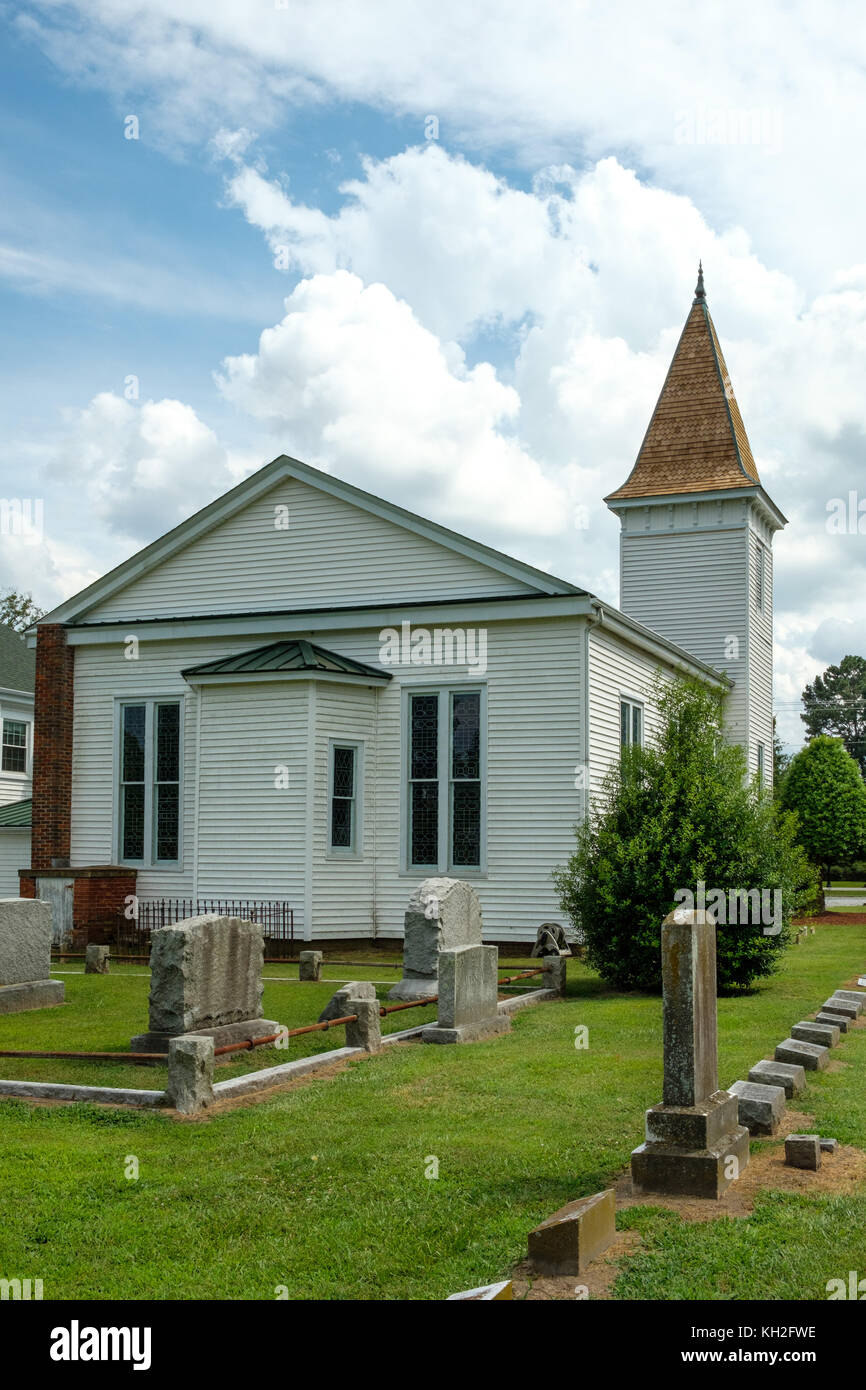 Wesley Kapelle vereinigte methodistische Kirche, 220 Kings Highway, Suffolk, Virginia Stockfoto