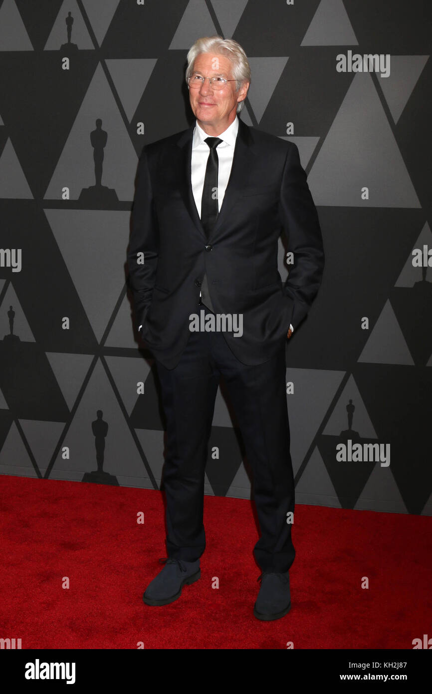 Hollywood, CA - 11. NOVEMBER: Richard Gere bei den AMPAS 9th Annual Governors Awards im Dolby Ballroom in Hollywood, Kalifornien am 11. November 2017. Kredit: David Edwards/MediaPunch Stockfoto