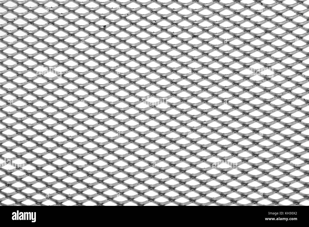 Textur aus Metall net Muster Stockfoto