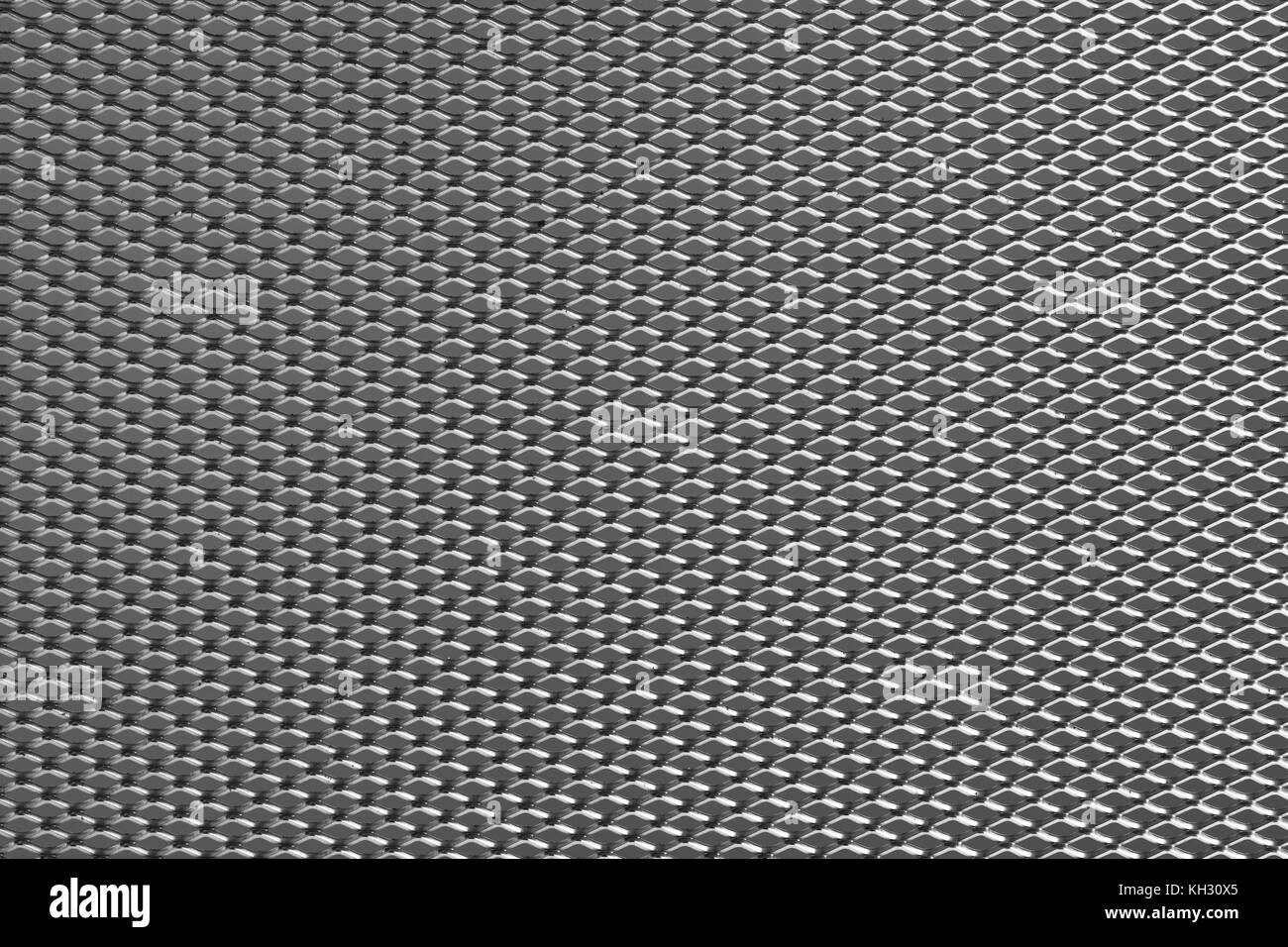 Textur aus Metall net Muster Stockfoto