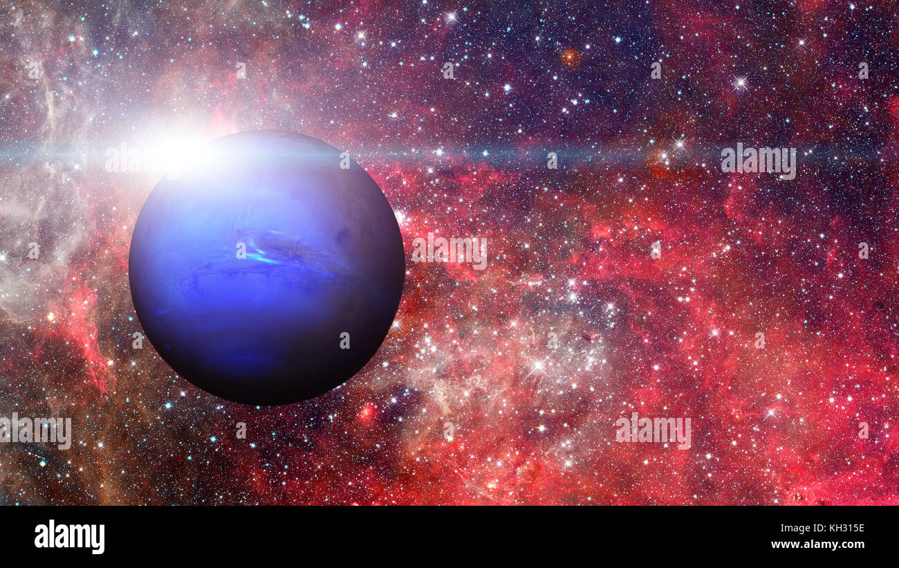 Planeten Neptun. Elemente dieses Bild von der NASA eingerichtet. Stockfoto