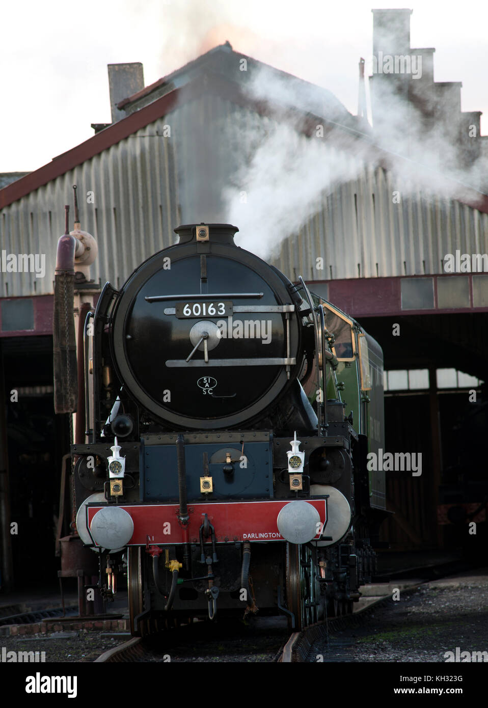 60163 Tornado ein Pfeffer A1 Pacific Lokomotive in Didcot Railway Centre, Oxfordshire, England, Großbritannien Stockfoto