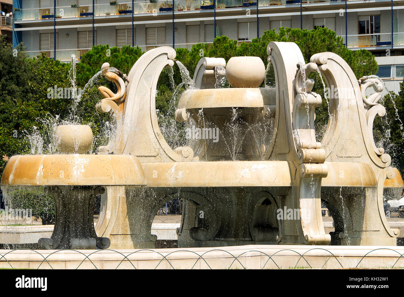 Brunnen in Lecce - Italien Stockfoto