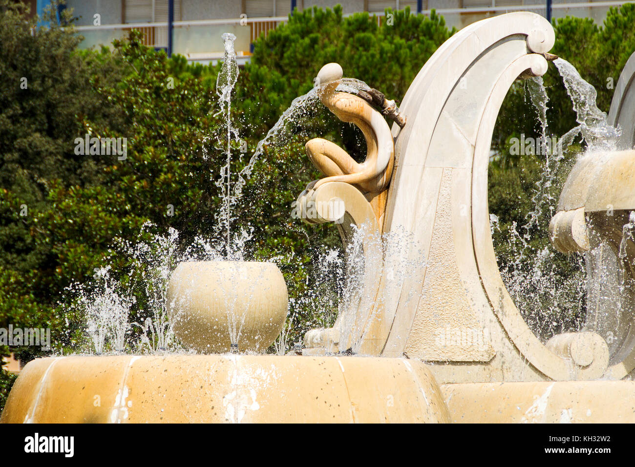 Brunnen in Lecce - Italien Stockfoto