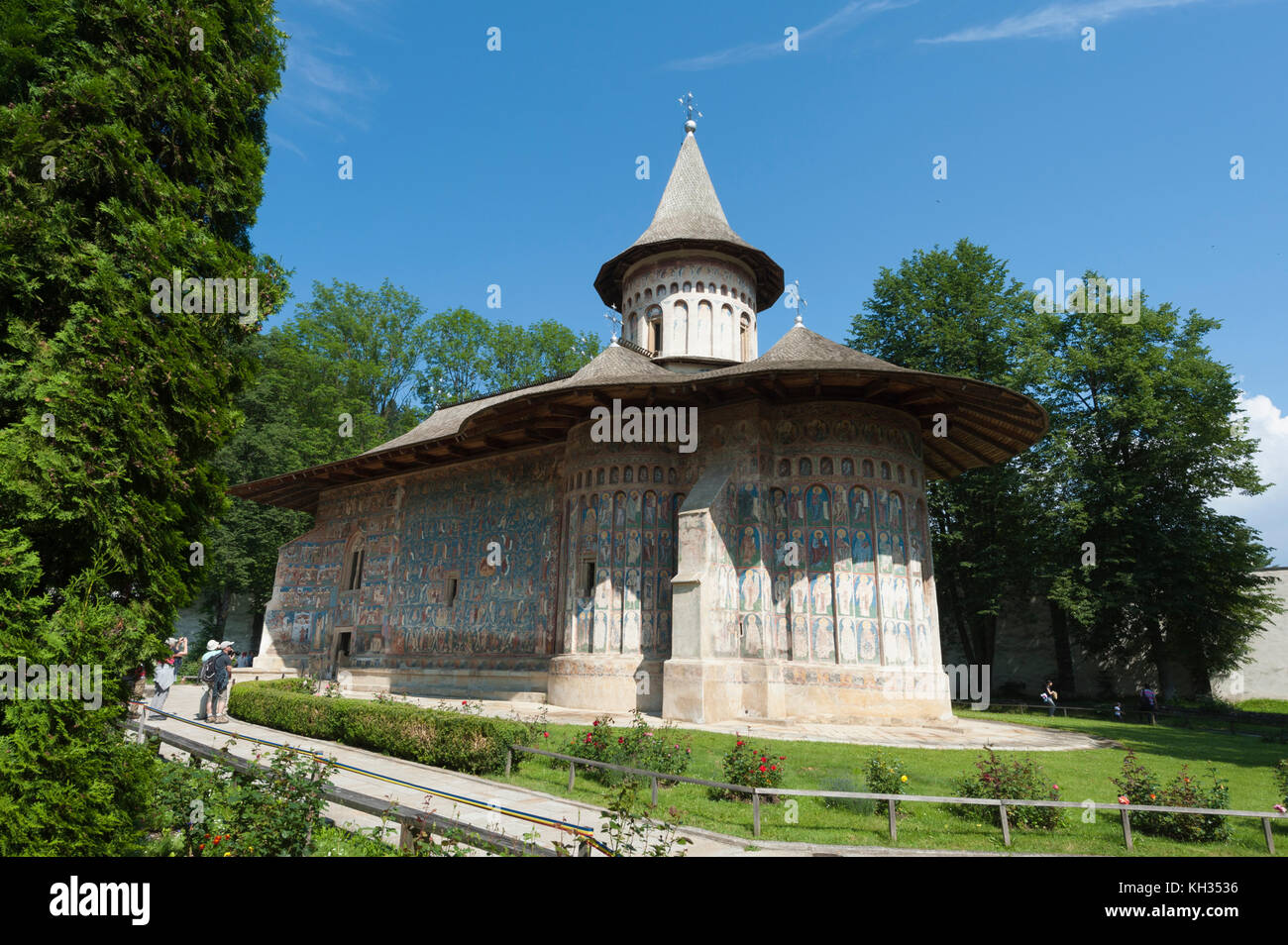 Kloster Voronet, in die Bukowina, Rumänien. Stockfoto