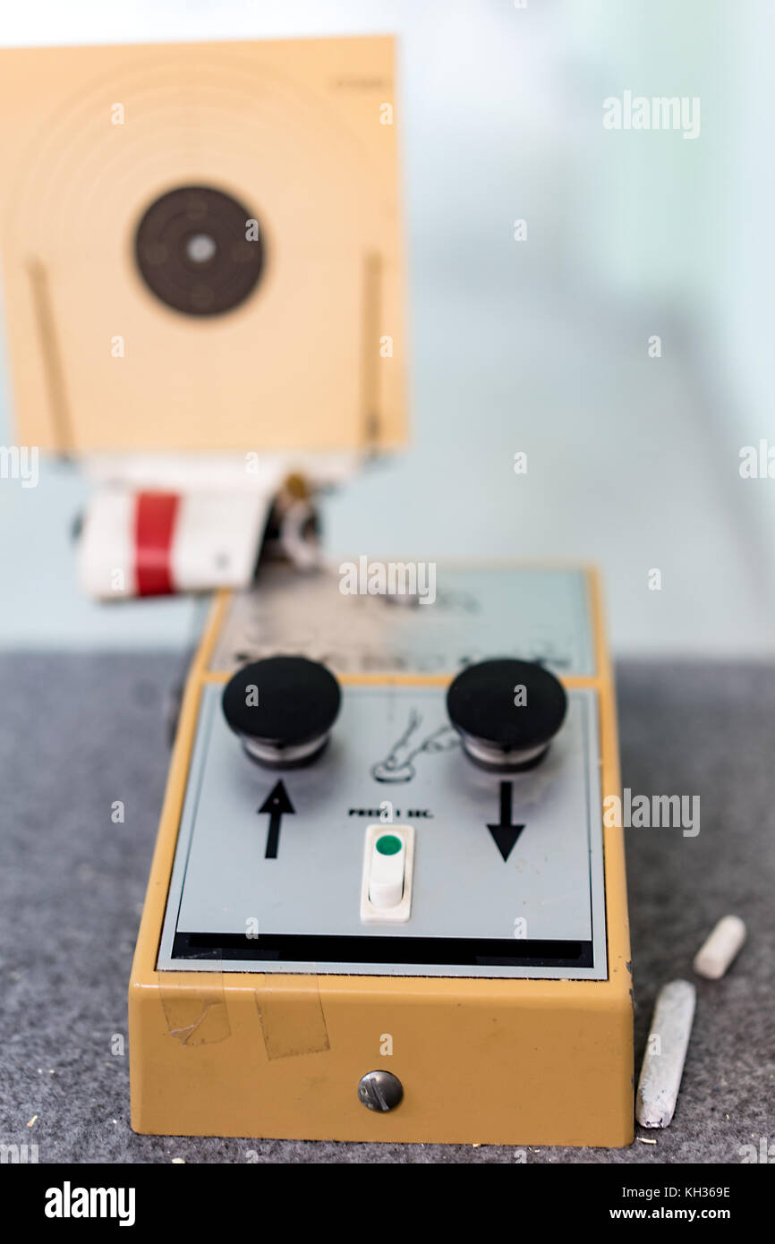 Elektrische Mechanismus für die Pistole training Stockfoto