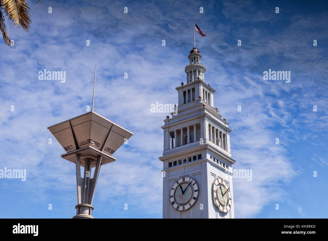 San Francisco Ferry Building Clock Tower. Stockfoto