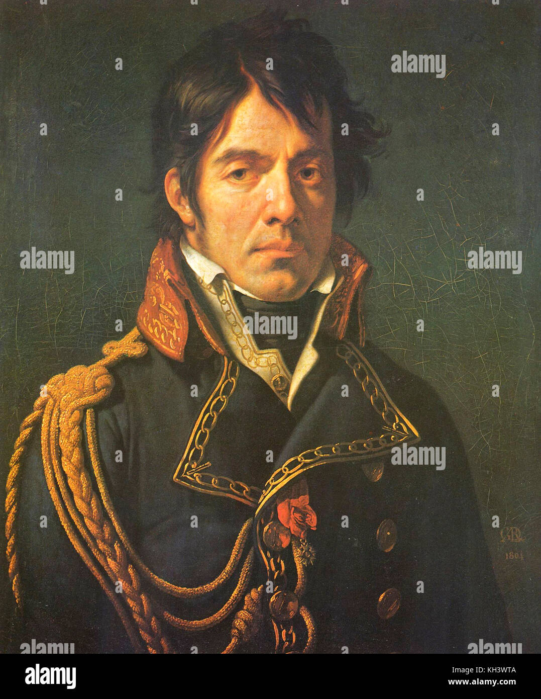 Dominique Jean larrey, französischer Chirurg in der Grande Armée Napoleons und ein wichtiger Innovator in Battlefield Medizin und Triage. Stockfoto