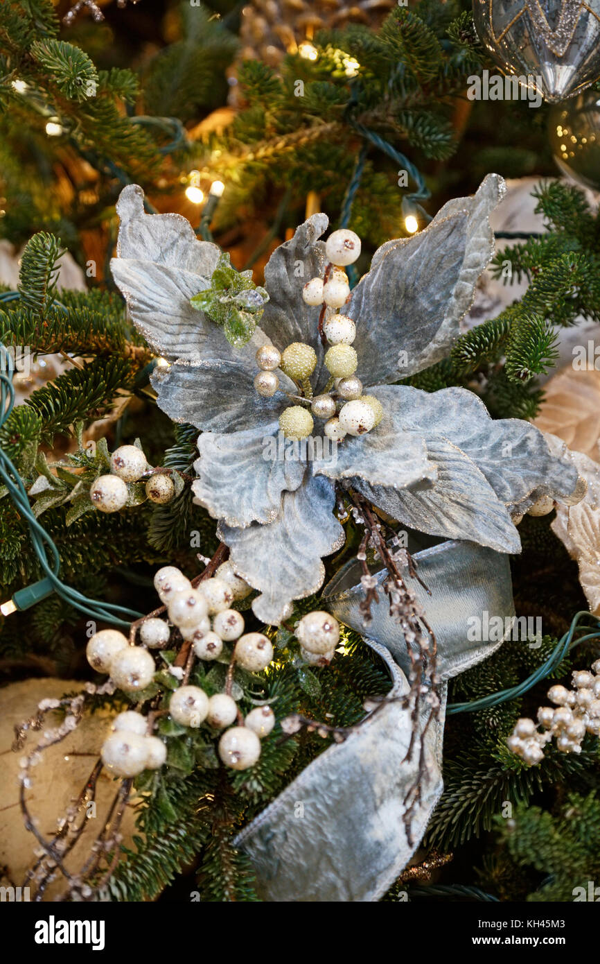 Weihnachtsbaum ornament Stockfoto