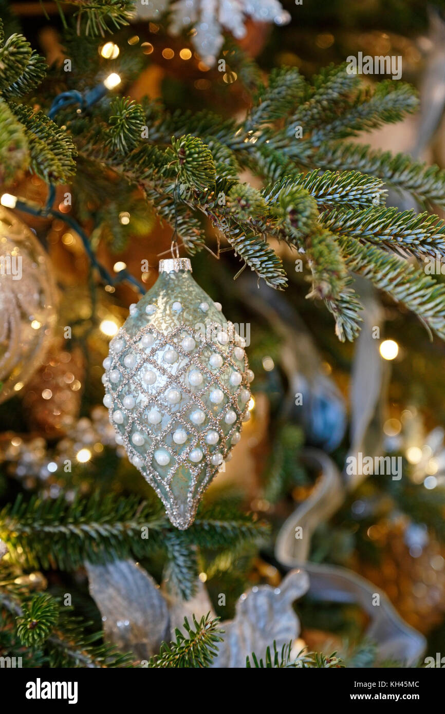 Weihnachtsbaum ornament Stockfoto