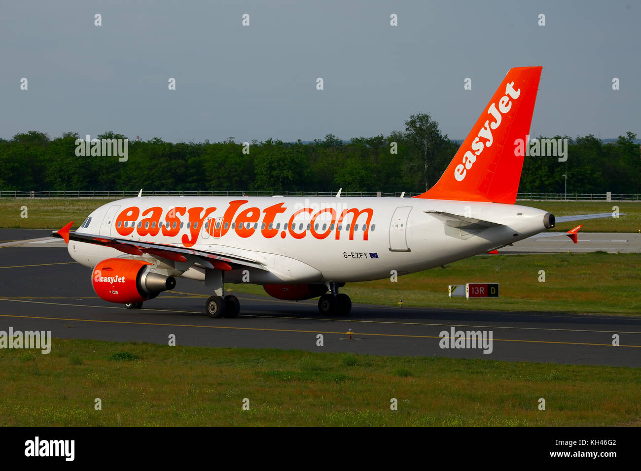 Flugzeug des Rollens Stockfoto