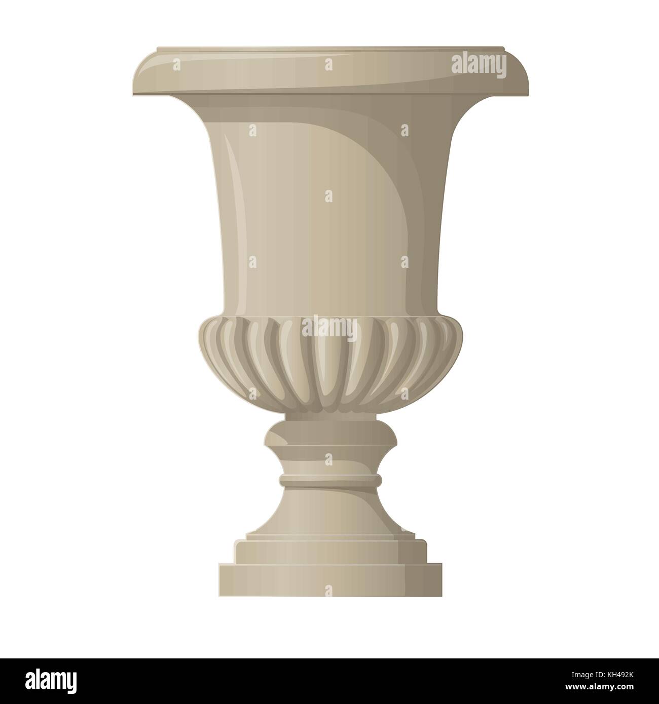 Klassischen Stil dekorative Vase Stock Vektor