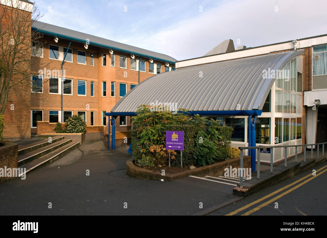 Hereford Sixth Form College, Hereford, Großbritannien Stockfoto