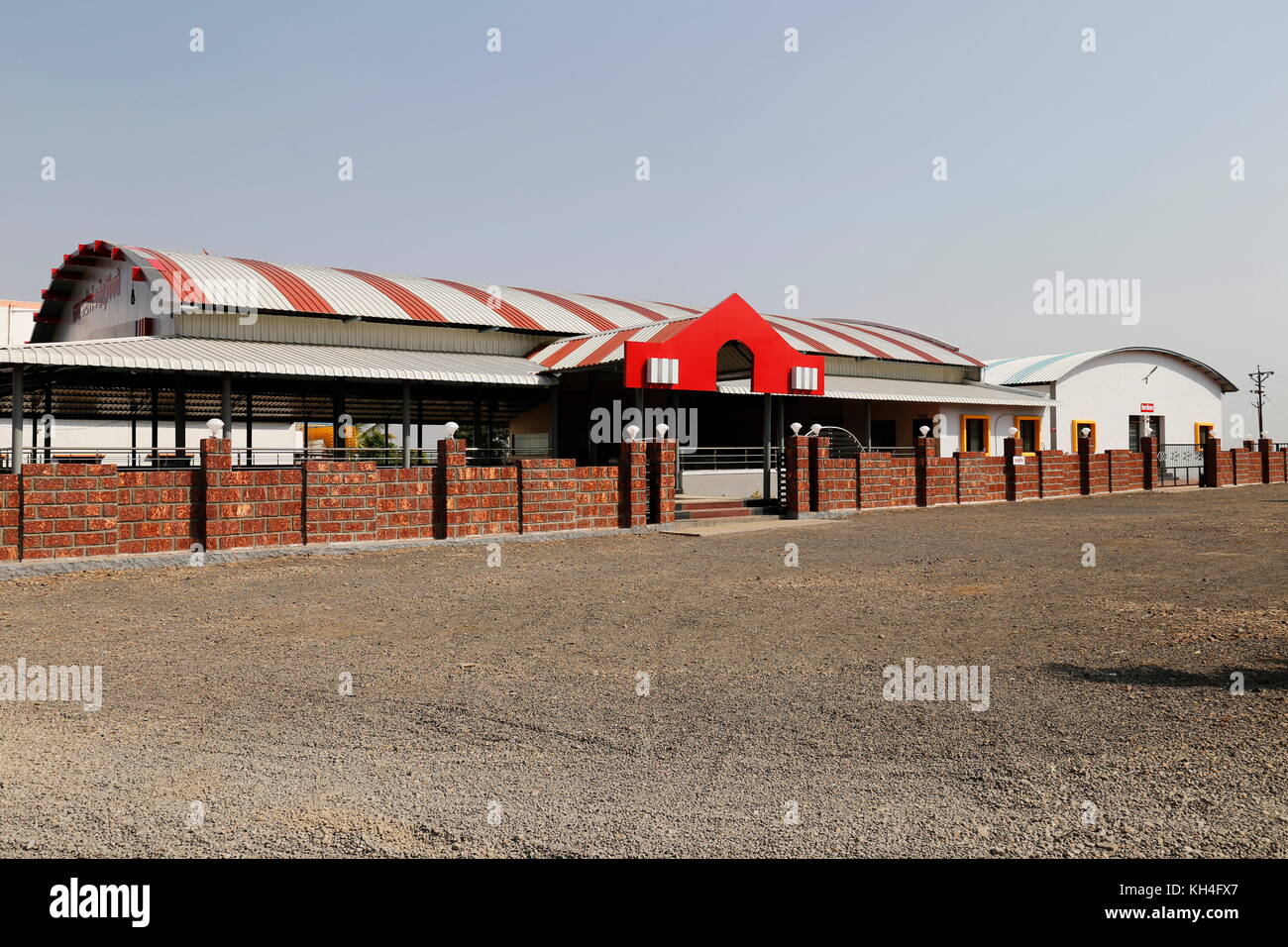 Community Hall Gebäude, punadi, Sangli, Maharashtra, Indien, Asien - Sgg 259091 Stockfoto