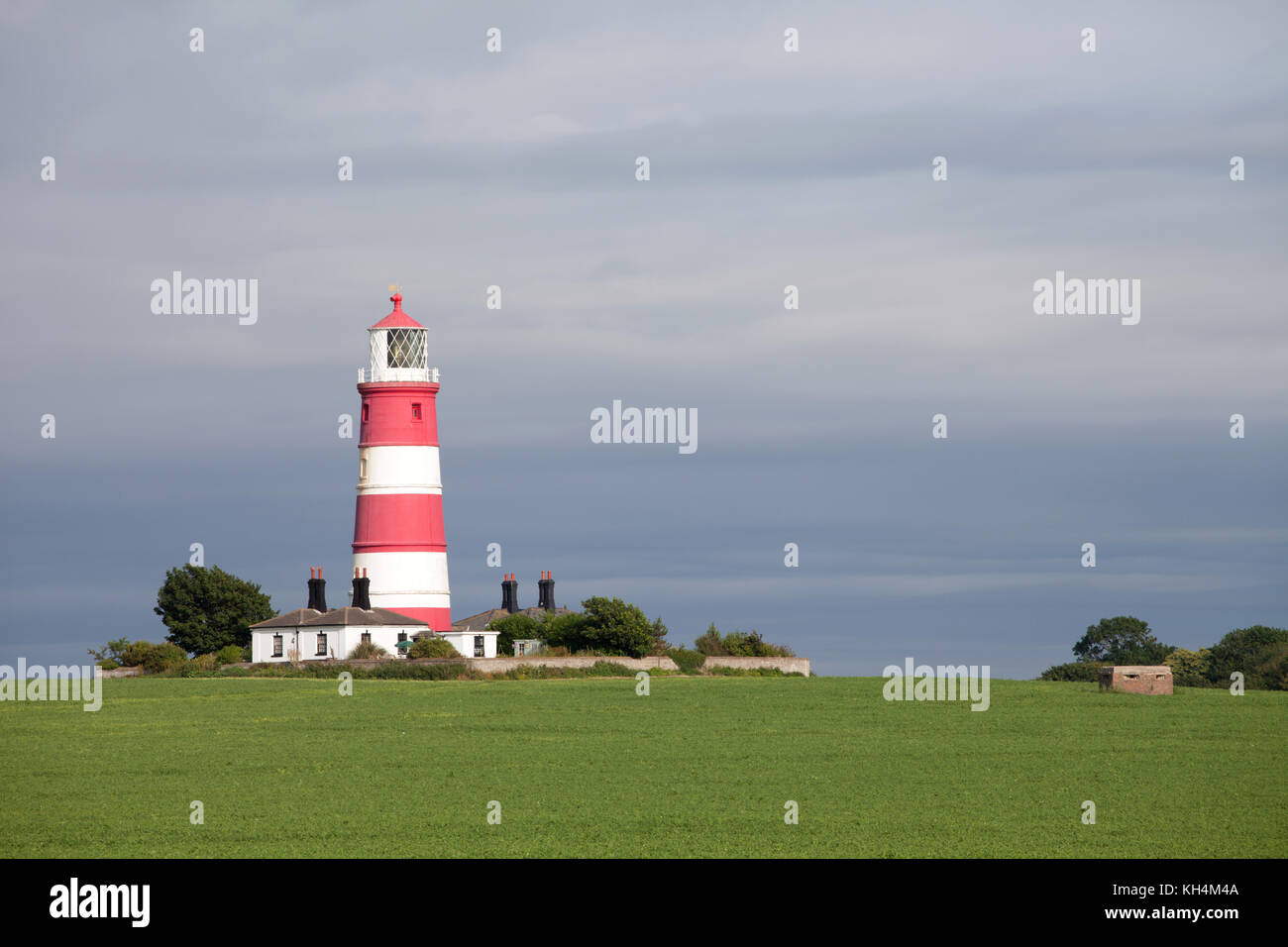 Happisburgh Leuchtturm, Norfolk, Großbritannien Stockfoto