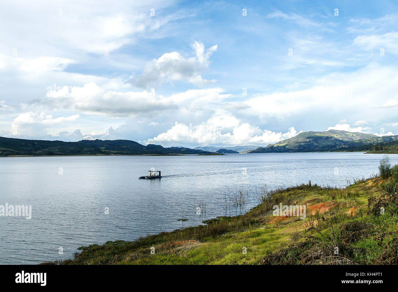 Tomine Reservoir in Sesquile - Kolumbien Stockfoto