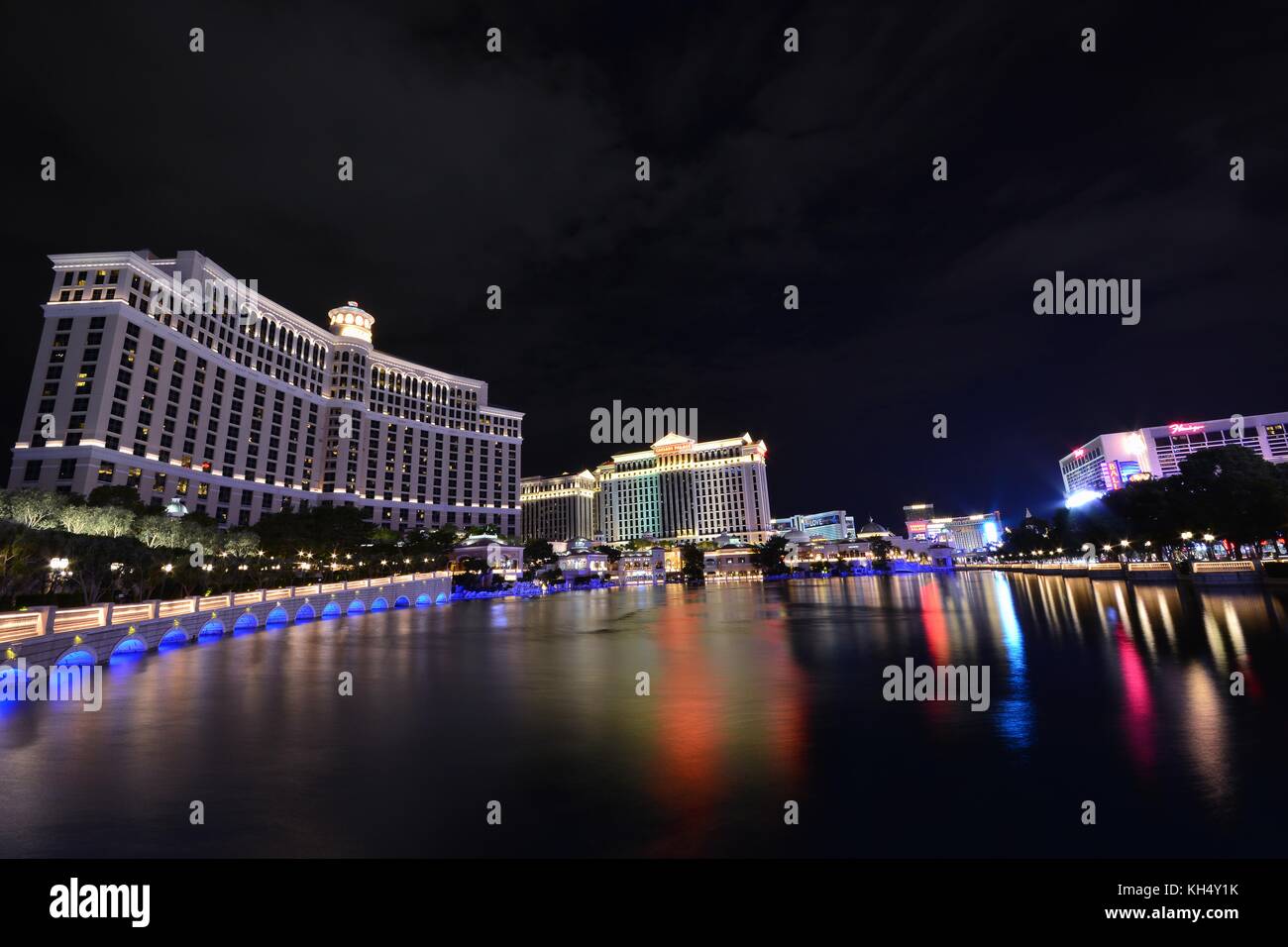 Las Vegas, Nevada - Juli 25: Bellagio Hotel und Casino am 25. Juli 2017 in Las Vegas Bellagio ist ein luxuriöses Hotel und Kasino auf dem Las Vegas. Stockfoto