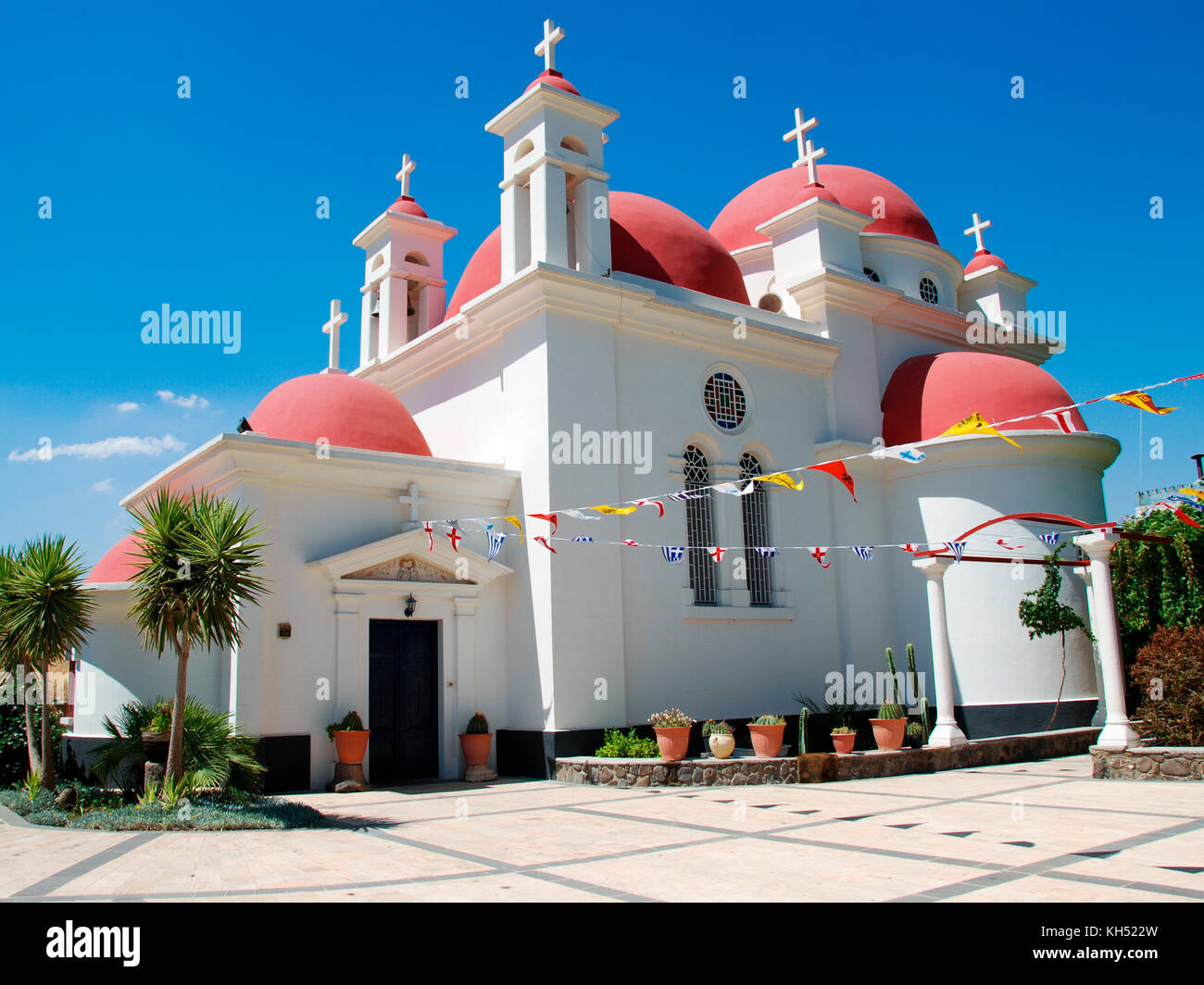 Israel, Galiläa, Kapernaum, der griechisch-orthodoxen Kirche Stockfoto