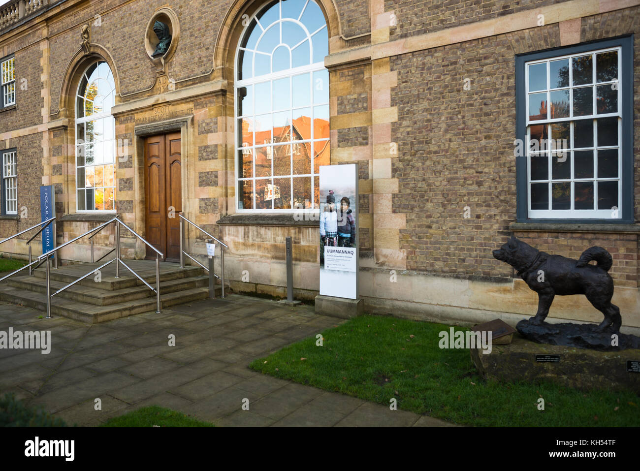 Der Scott Polar Museum und Polar Research Institute, Lensfield Road, Cambridge, England, UK. Stockfoto