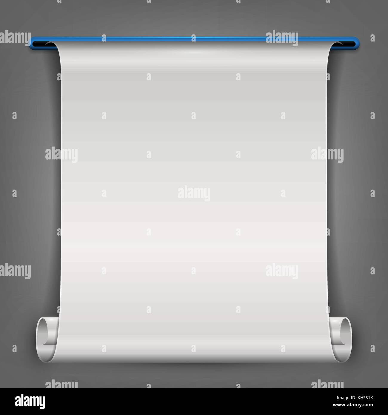 Bedrucktes Papier reinigen. vector Abbildung im EPS 10. Stock Vektor