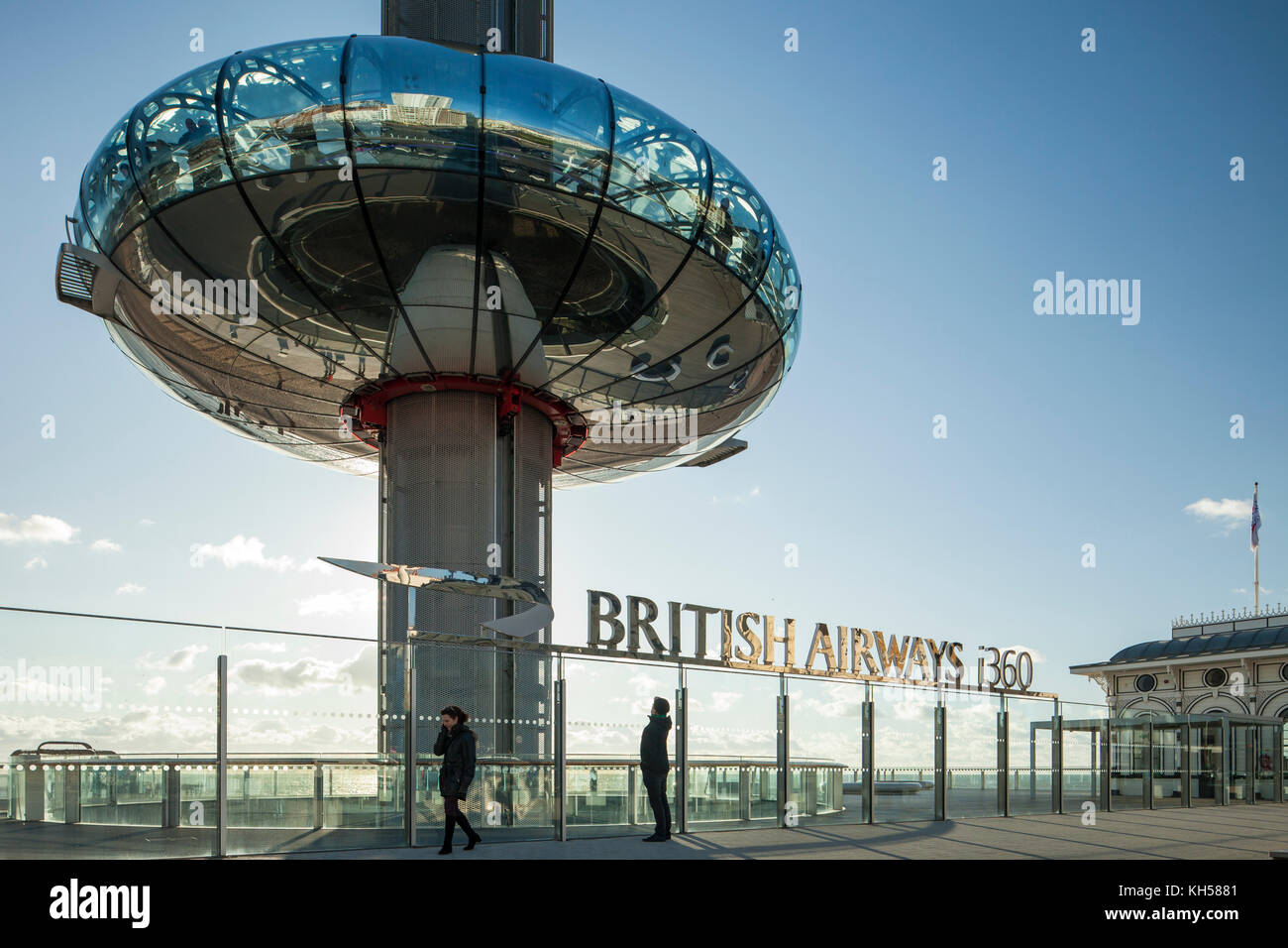 Ich 360 Turm in Brighton, East Sussex, England. Stockfoto