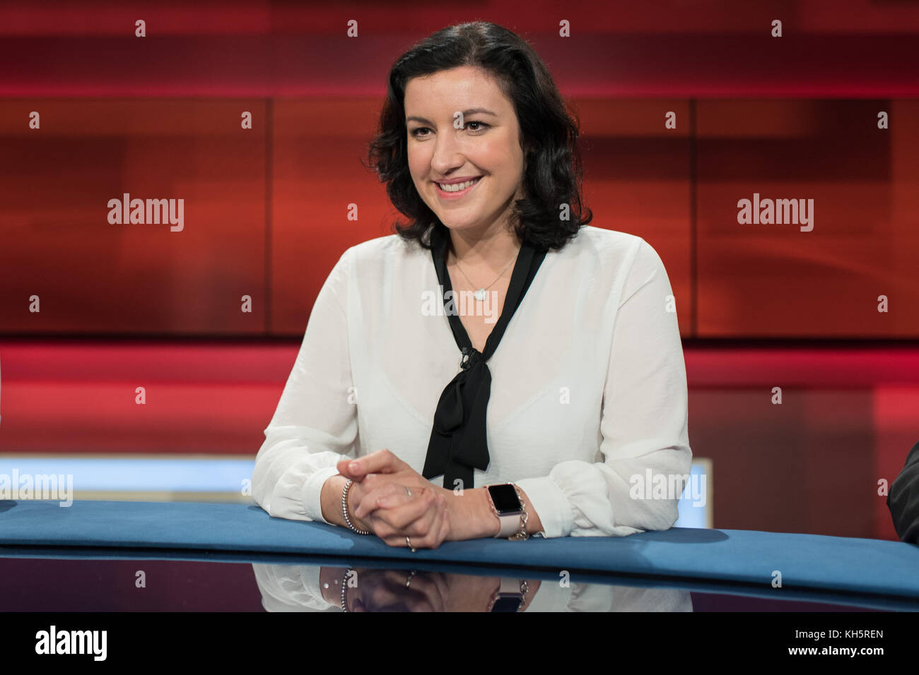 Berlin, Deutschland. November 2017. Dorothee Bär (CSU), 13.11.2017, hart aber fair, Moderation Frank Plasberg, Foto Uwe Koch / fotobasis.org Credit: Uwe Koch/Alamy Live News Stockfoto