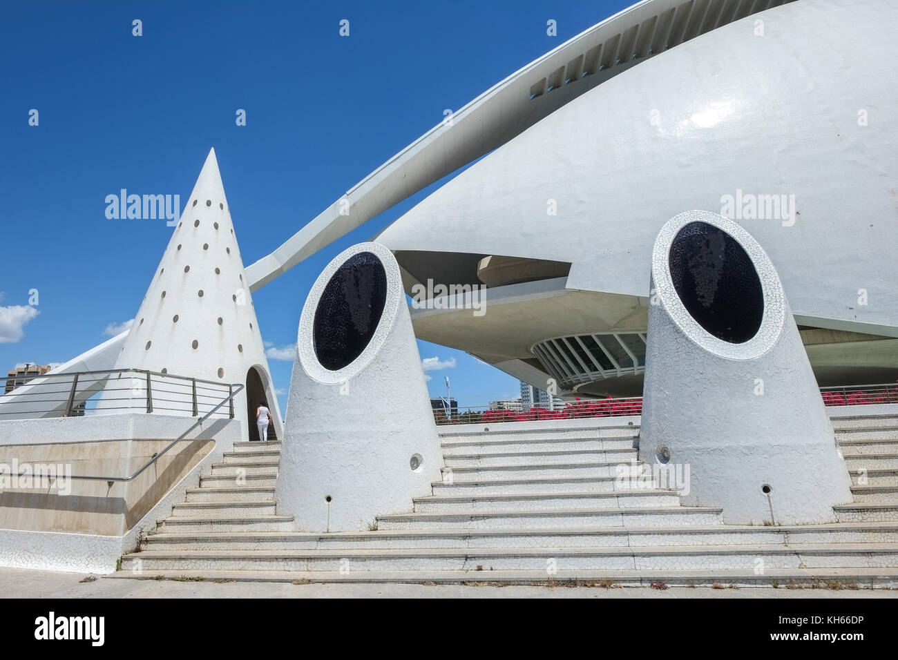 Stadt der Künste und Wissenschaften in Valencia, Spanien Stockfoto