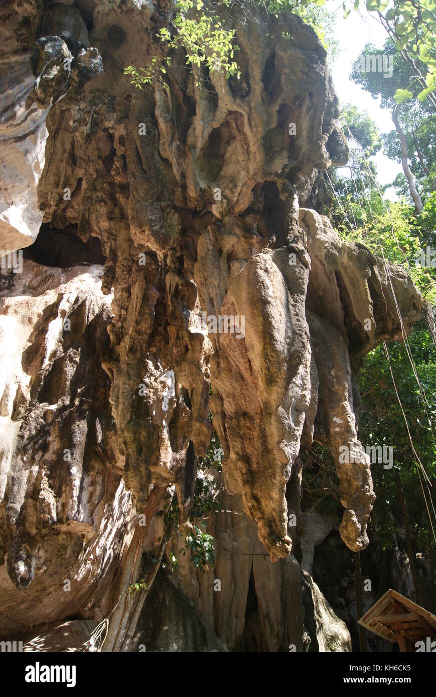 Kalksteinfelsen von Krabi. Stockfoto