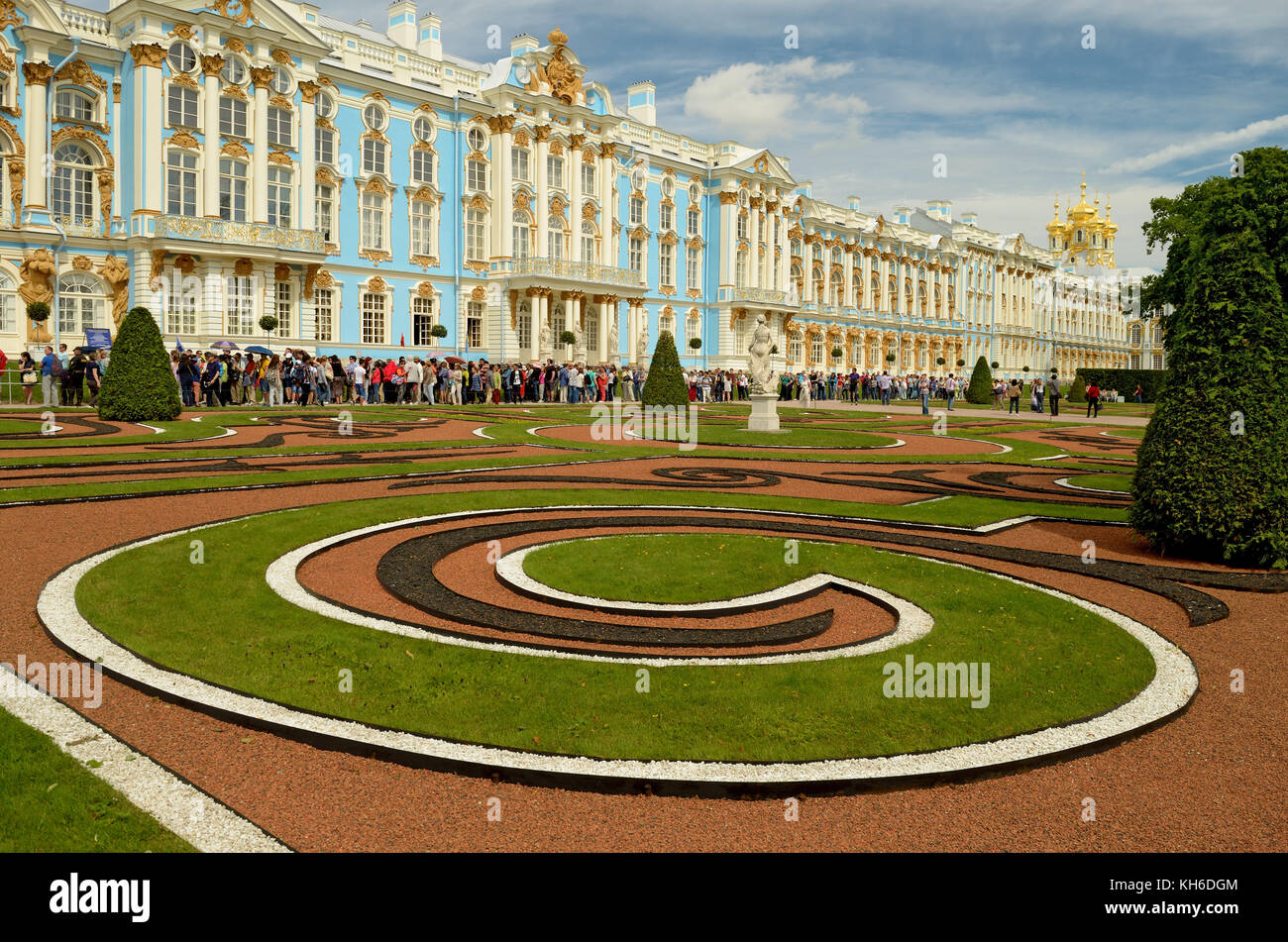 23.06.2016. Russland. puschkin. Blick auf die Catherine Palace im Sommer. Stockfoto