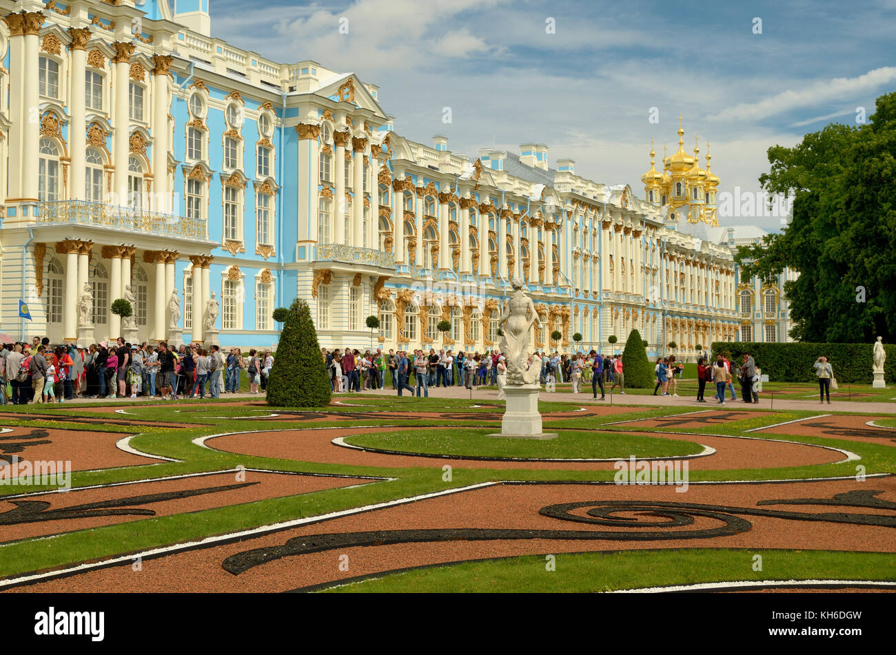 23.06.2016. Russland. puschkin. Blick auf die Catherine Palace im Sommer. Stockfoto