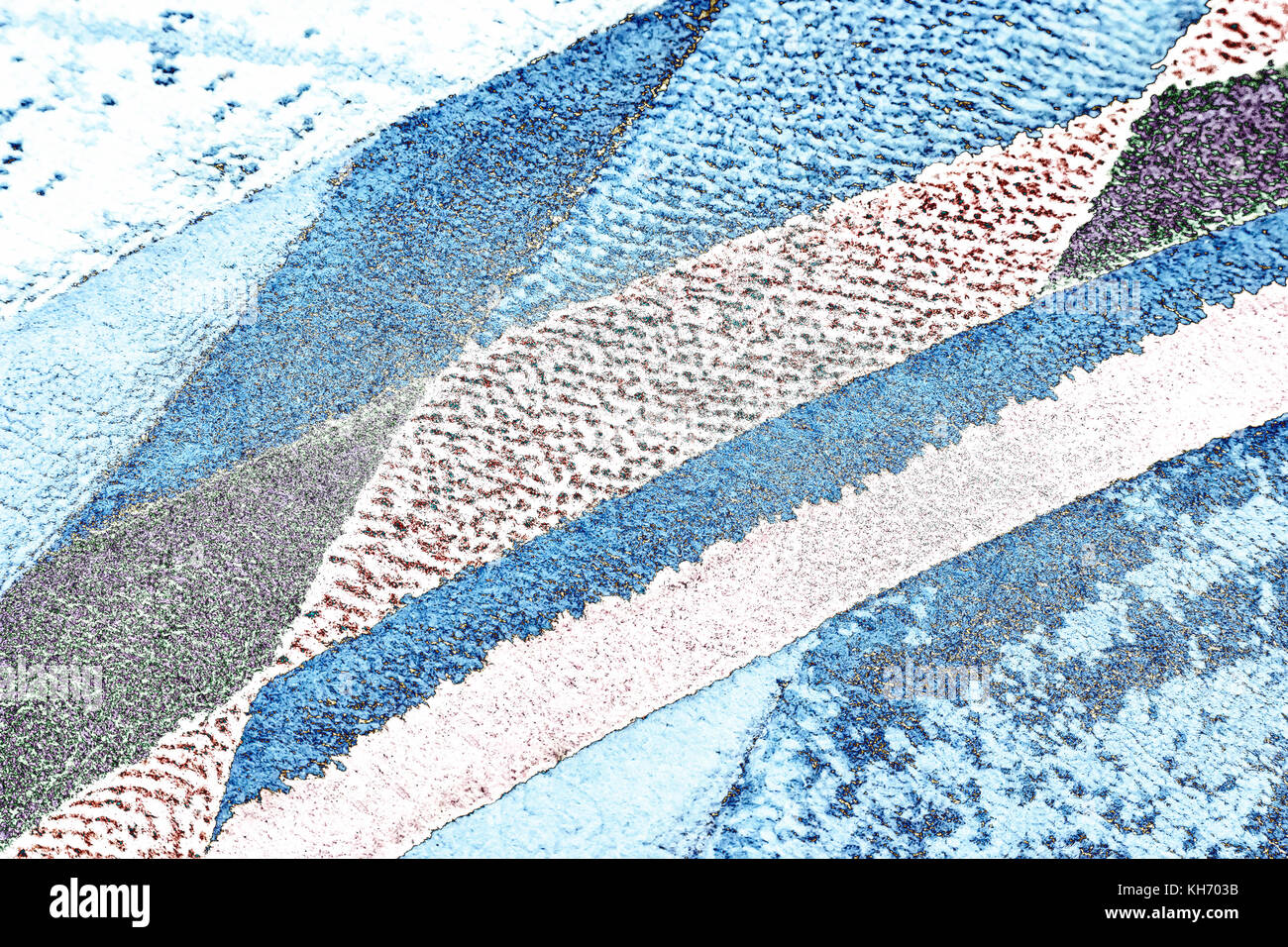 Hintergrundbild: ein Fragment eines Teppich mit einem geometrischen Muster. Stockfoto