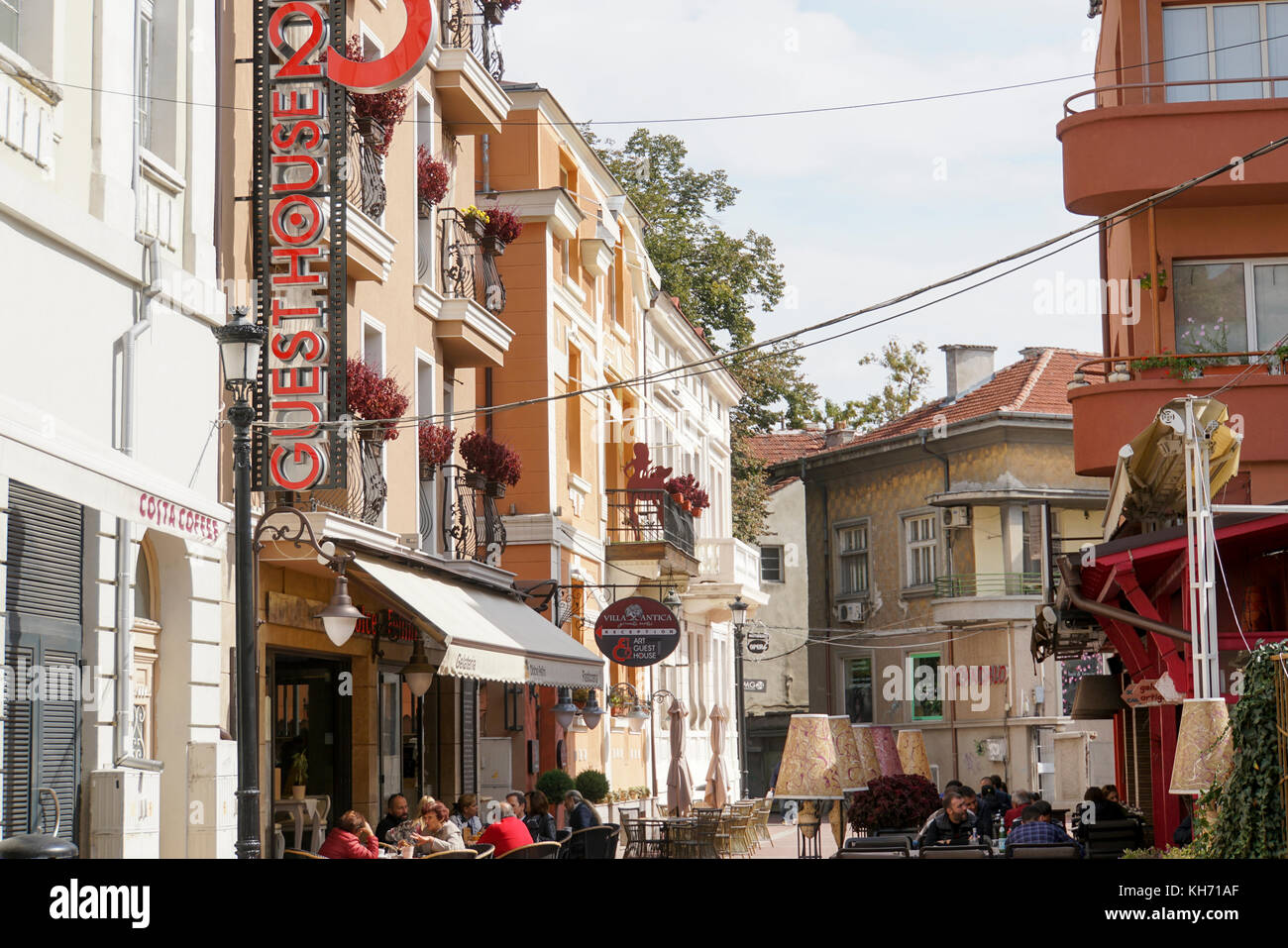 Bulgarien, Plovdiv, Stadtzentrum Stockfoto