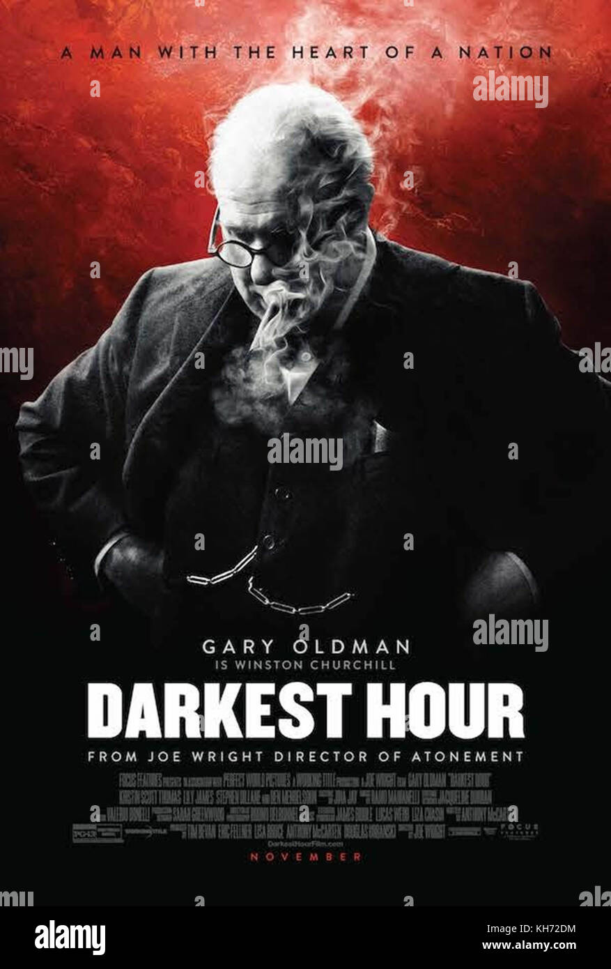 DARKEST HOUR (2017) GARY OLDMAN JOE WRIGHT (DIR) FOCUS FEATURES/MOVIESTORE COLLECTION LTD. Stockfoto