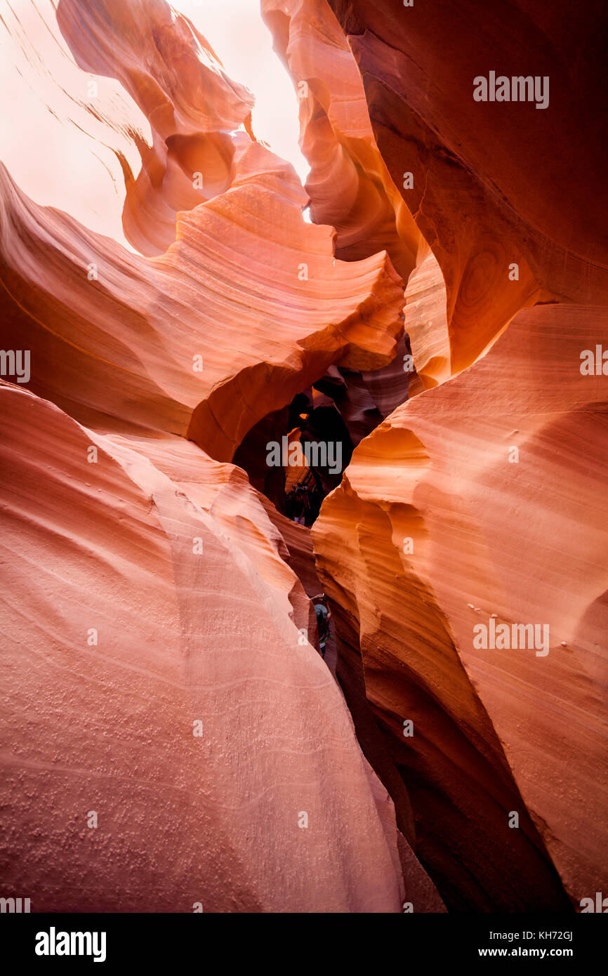 der Antelope canyon Stockfoto