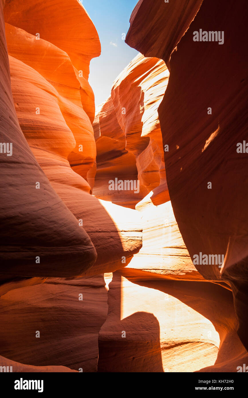 der Antelope canyon Stockfoto