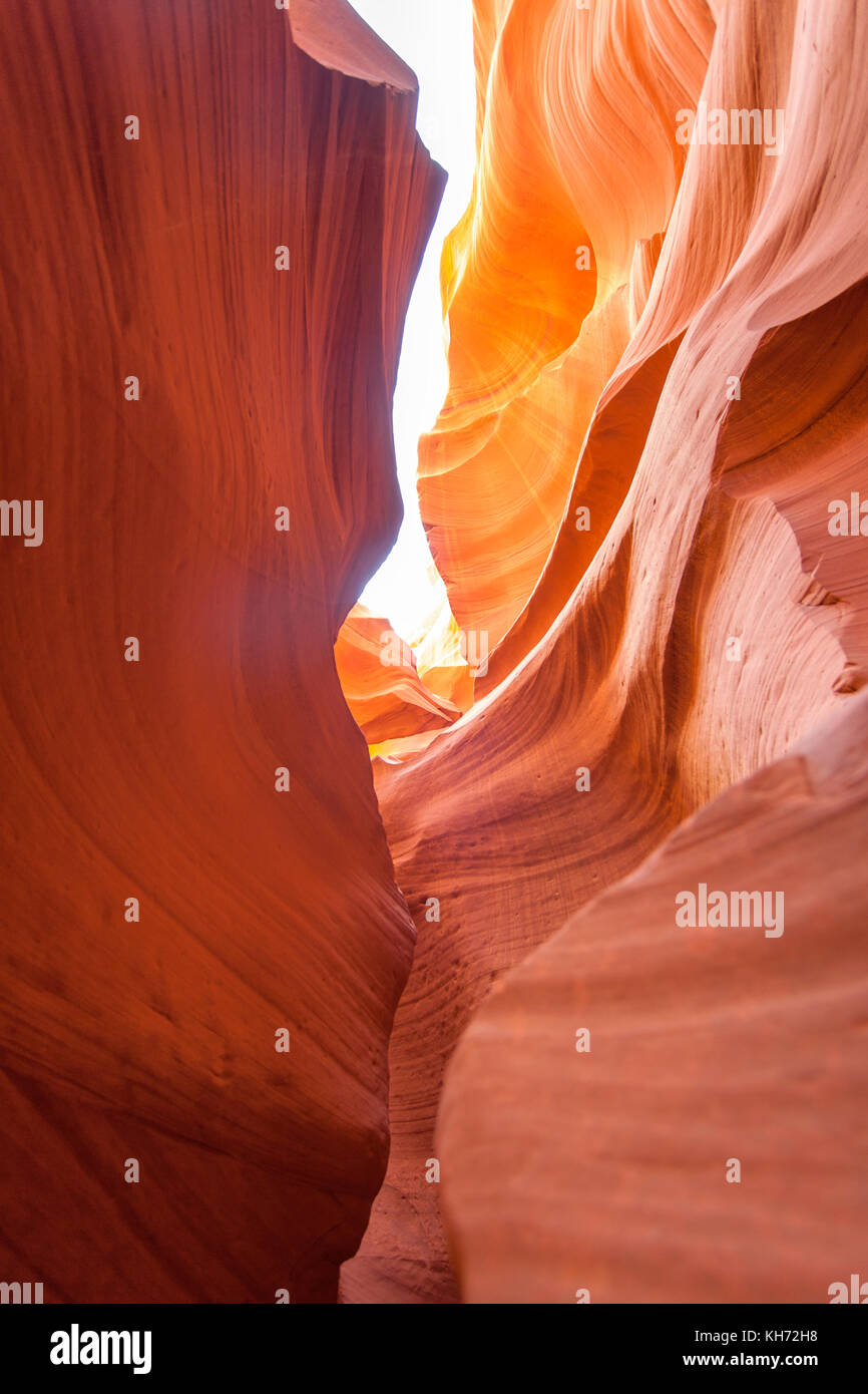 der Antelope canyon Stockfoto