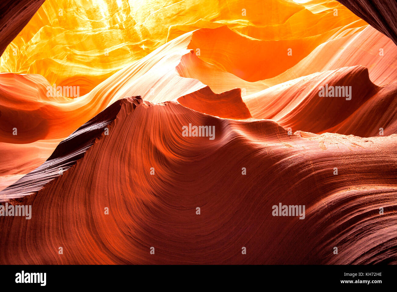 der Antelope canyon Stockfoto