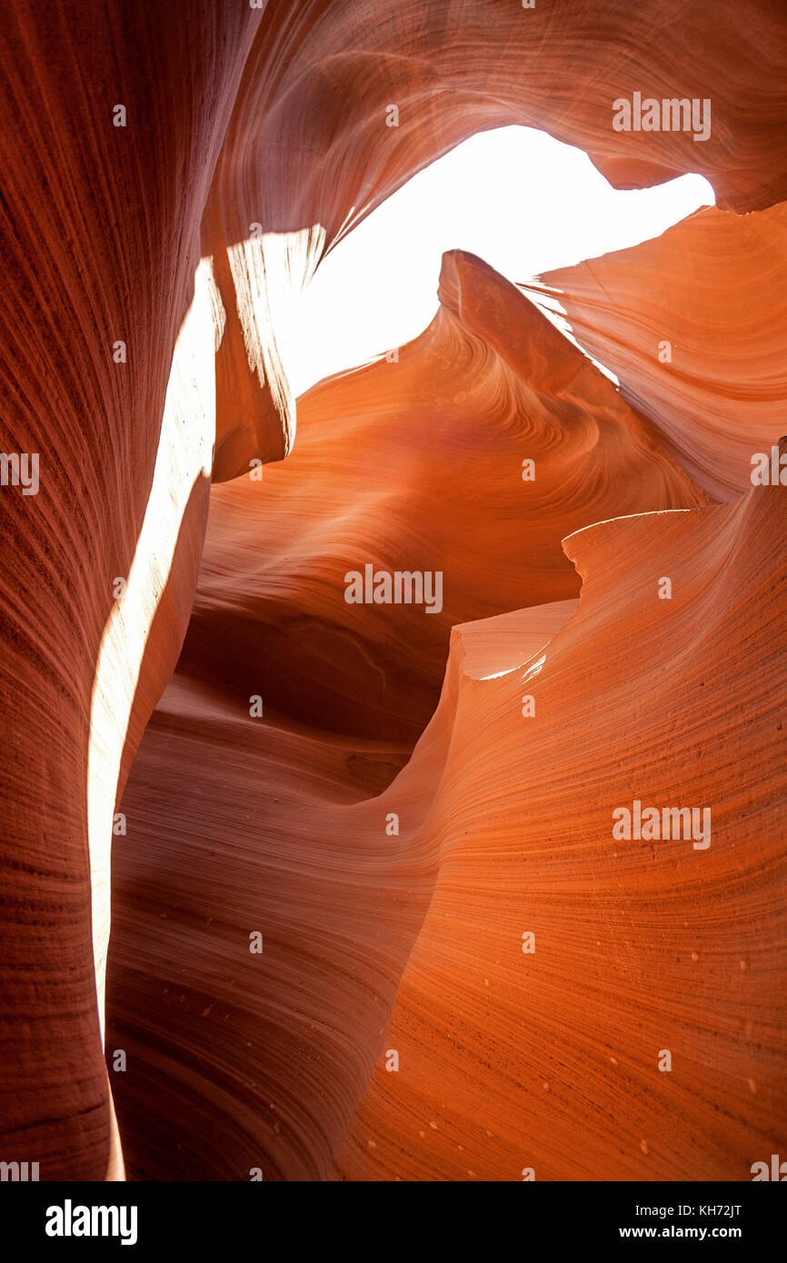 der Antelope canyon Stockfoto